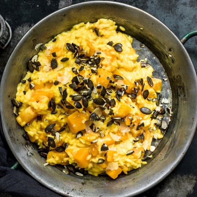 Kürbis Risotto