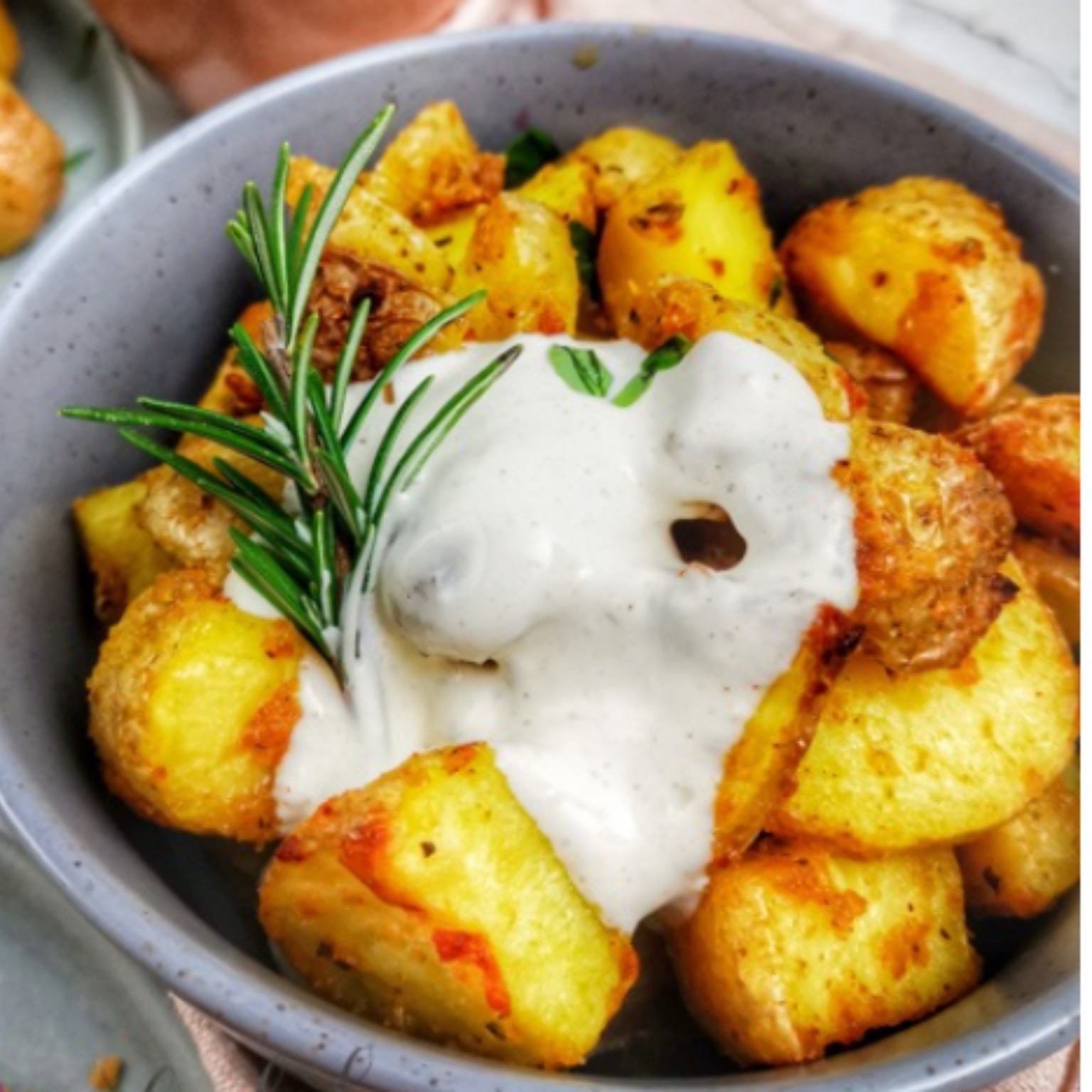 Knoblauch-Parmesan Kartoffeln